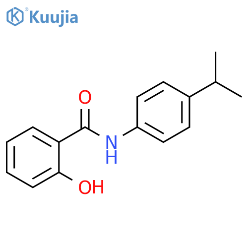 Benzamide, 2-hydroxy-N-[4-(1-methylethyl)phenyl]- structure