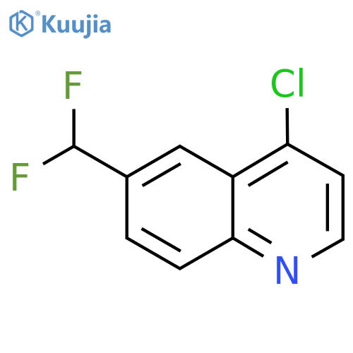 4-Chloro-6-(difluoromethyl)quinoline structure