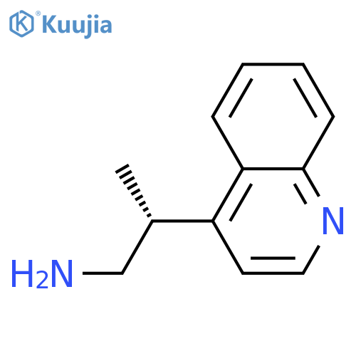 (2R)-2-Quinolin-4-ylpropan-1-amine structure
