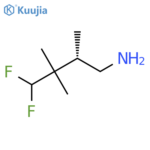 (2S)-4,4-Difluoro-2,3,3-trimethylbutan-1-amine structure