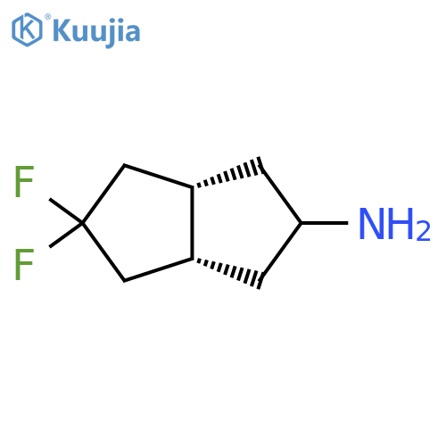 (2S,3aR,6aS)-5,5-difluoro-octahydropentalen-2-amine structure