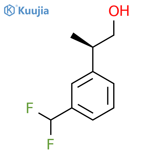 (2R)-2-[3-(Difluoromethyl)phenyl]propan-1-ol structure