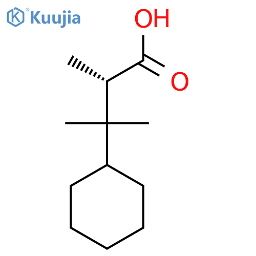 (2S)-3-Cyclohexyl-2,3-dimethylbutanoic acid structure