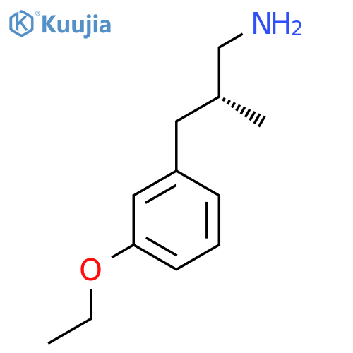 (2R)-3-(3-Ethoxyphenyl)-2-methylpropan-1-amine structure