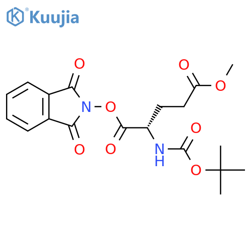 1,3-dioxo-2,3-dihydro-1H-isoindol-2-yl 1-methyl (4S)-4-{[(tert-butoxy)carbonyl]amino}pentanedioate structure