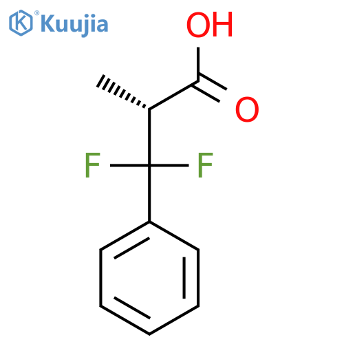 (2R)-3,3-Difluoro-2-methyl-3-phenylpropanoic acid structure