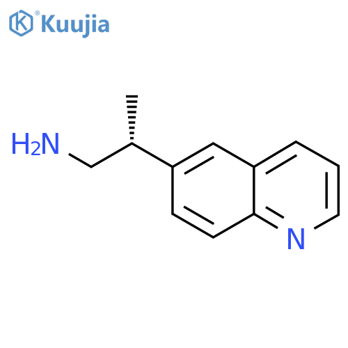 (2R)-2-Quinolin-6-ylpropan-1-amine structure