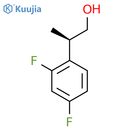 (2R)-2-(2,4-Difluorophenyl)propan-1-ol structure