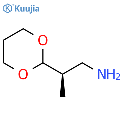 (2R)-2-(1,3-Dioxan-2-yl)propan-1-amine structure
