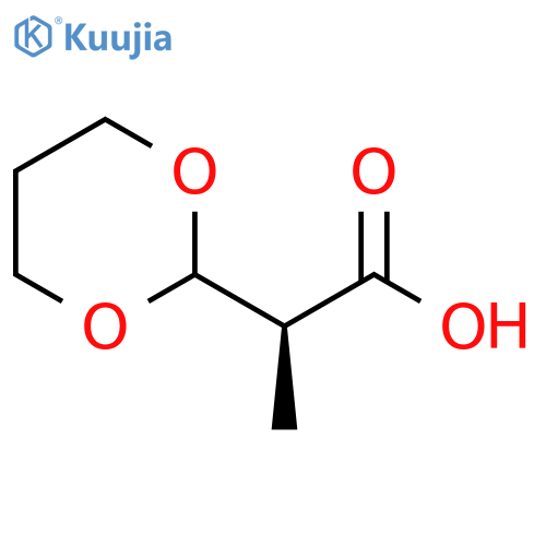 (2S)-2-(1,3-Dioxan-2-yl)propanoic acid structure