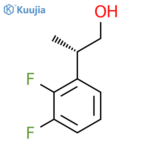 (2S)-2-(2,3-Difluorophenyl)propan-1-ol structure