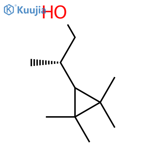 (2S)-2-(2,2,3,3-Tetramethylcyclopropyl)propan-1-ol structure