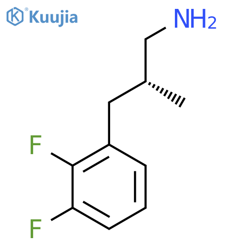 (2R)-3-(2,3-Difluorophenyl)-2-methylpropan-1-amine structure