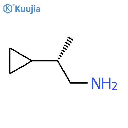 (2S)-2-cyclopropylpropan-1-amine structure