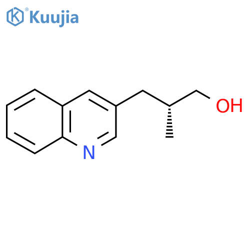 (2R)-2-Methyl-3-quinolin-3-ylpropan-1-ol structure