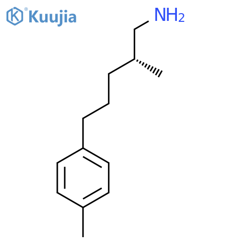 (2R)-2-Methyl-5-(4-methylphenyl)pentan-1-amine structure