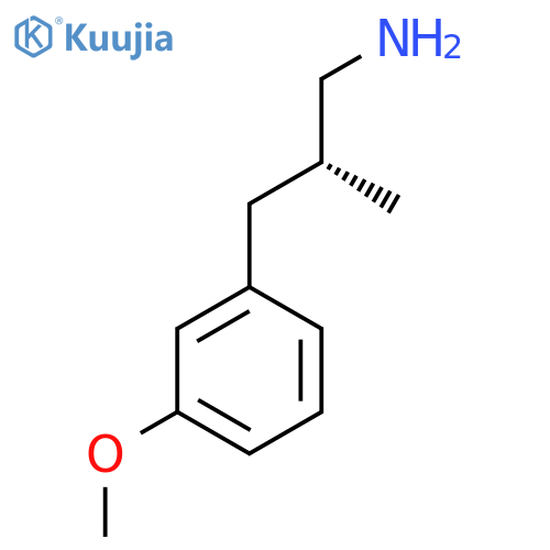 (2R)-3-(3-Methoxyphenyl)-2-methylpropan-1-amine structure