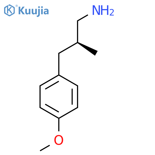 (2S)-3-(4-Methoxyphenyl)-2-methylpropan-1-amine structure