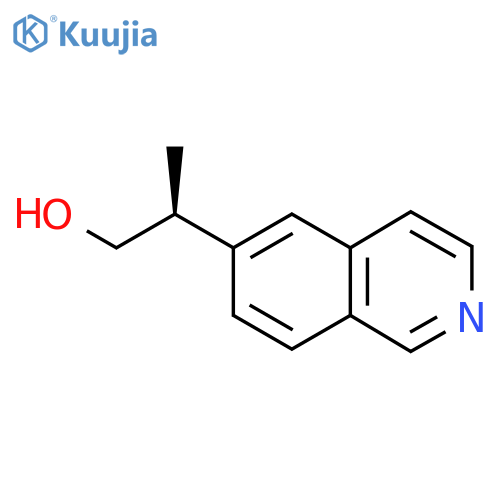 (2S)-2-Isoquinolin-6-ylpropan-1-ol structure