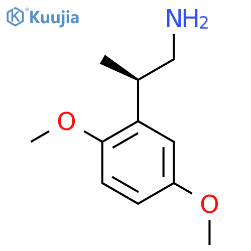 (2R)-2-(2,5-Dimethoxyphenyl)propan-1-amine structure