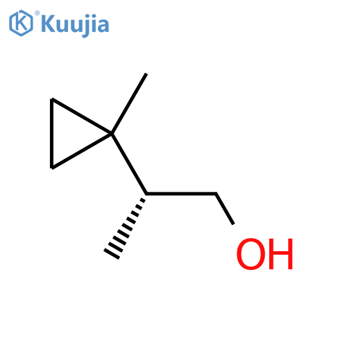 (2R)-2-(1-methylcyclopropyl)propan-1-ol structure