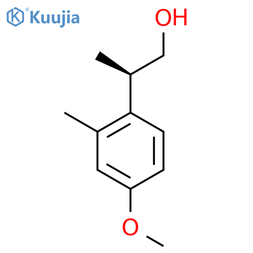 (2R)-2-(4-Methoxy-2-methylphenyl)propan-1-ol structure