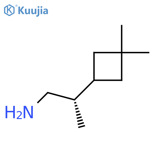 (2S)-2-(3,3-Dimethylcyclobutyl)propan-1-amine structure