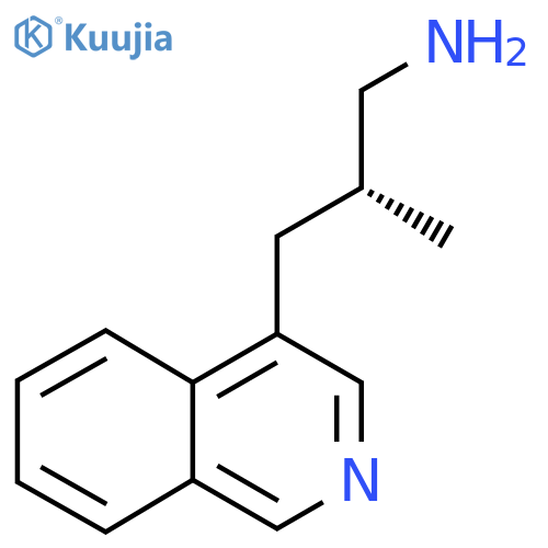 (2R)-3-Isoquinolin-4-yl-2-methylpropan-1-amine structure