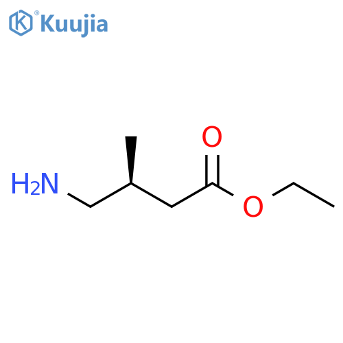Butanoic acid, 4-amino-3-methyl-, ethyl ester, (3S)- structure