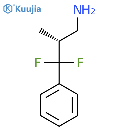 (2R)-3,3-Difluoro-2-methyl-3-phenylpropan-1-amine structure