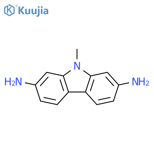 9-methyl-9H-Carbazole-2,7-diamine structure