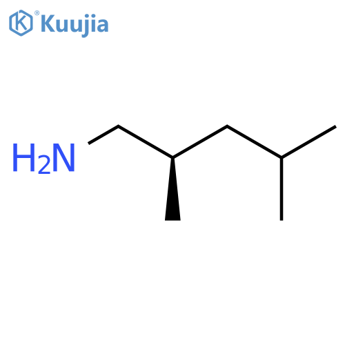 (2R)-2,4-dimethylpentan-1-amine structure