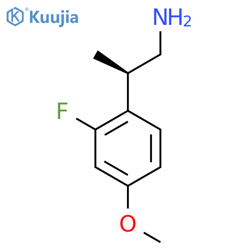 (2R)-2-(2-Fluoro-4-methoxyphenyl)propan-1-amine structure