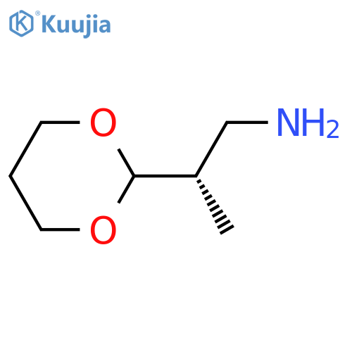 (2S)-2-(1,3-Dioxan-2-yl)propan-1-amine structure