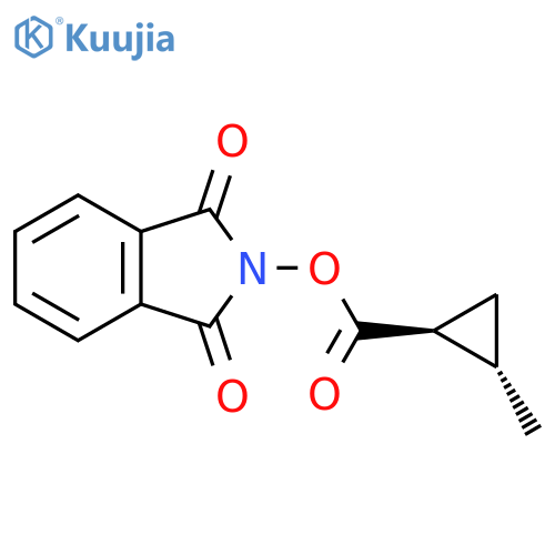 1,3-Dioxoisoindolin-2-YL (1S,2S)-2-methylcyclopropane-1-carboxylate structure