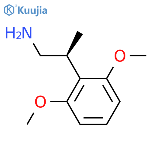 (2S)-2-(2,6-Dimethoxyphenyl)propan-1-amine structure