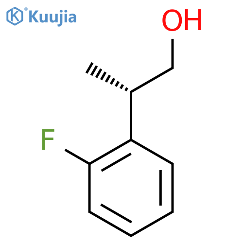 (2S)-2-(2-Fluorophenyl)propan-1-ol structure