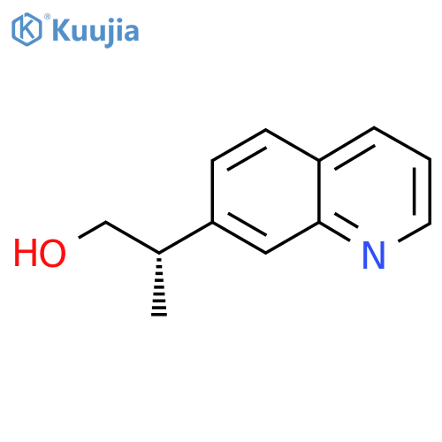 (2S)-2-Quinolin-7-ylpropan-1-ol structure