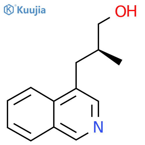 (2S)-3-Isoquinolin-4-yl-2-methylpropan-1-ol structure