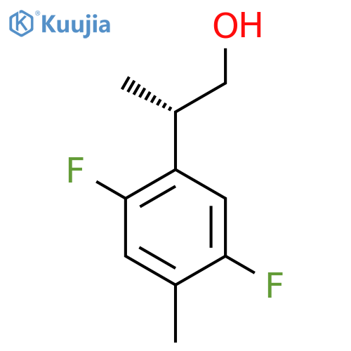 (2S)-2-(2,5-Difluoro-4-methylphenyl)propan-1-ol structure
