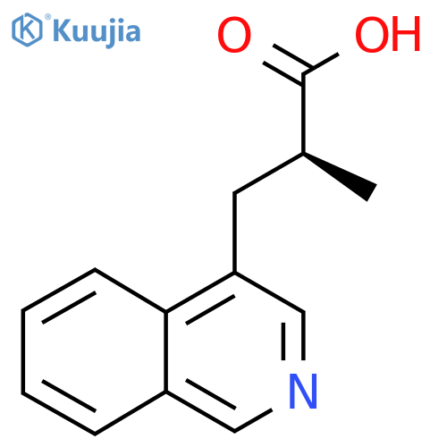 (2S)-3-Isoquinolin-4-yl-2-methylpropanoic acid structure