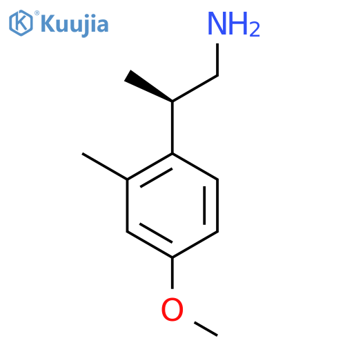 (2R)-2-(4-Methoxy-2-methylphenyl)propan-1-amine structure
