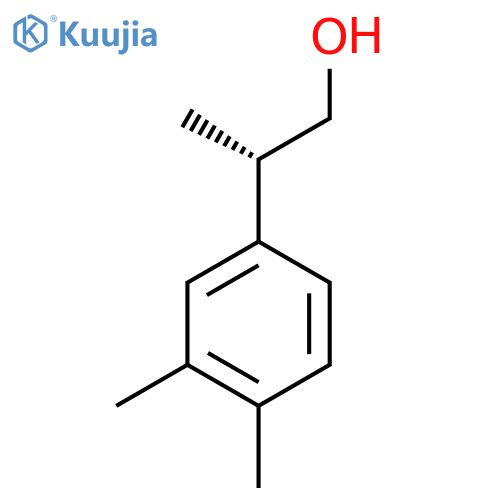 (2S)-2-(3,4-Dimethylphenyl)propan-1-ol structure