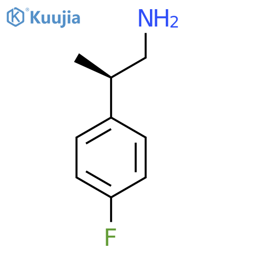 (2R)-2-(4-fluorophenyl)propan-1-amine structure