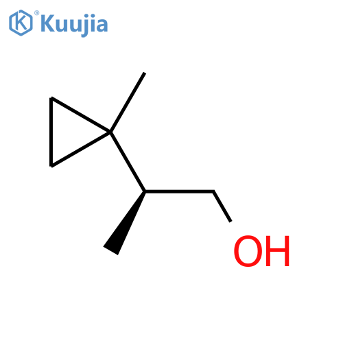 (2S)-2-(1-methylcyclopropyl)propan-1-ol structure