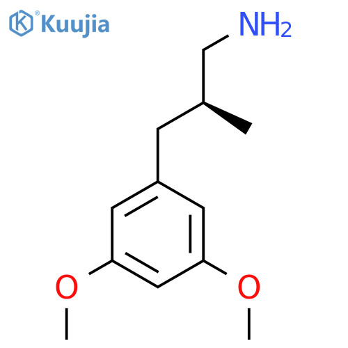 (2S)-3-(3,5-Dimethoxyphenyl)-2-methylpropan-1-amine structure