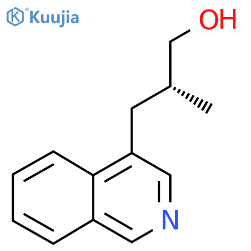 (2R)-3-Isoquinolin-4-yl-2-methylpropan-1-ol structure