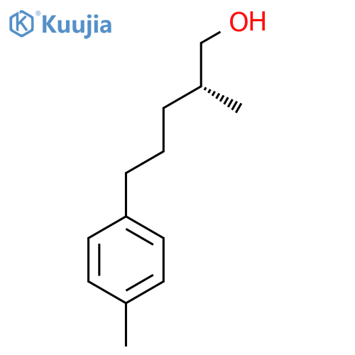 (2R)-2-Methyl-5-(4-methylphenyl)pentan-1-ol structure