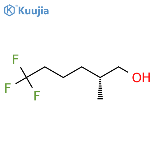 (2R)-6,6,6-Trifluoro-2-methylhexan-1-ol structure