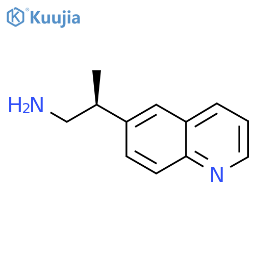 (2S)-2-Quinolin-6-ylpropan-1-amine structure
